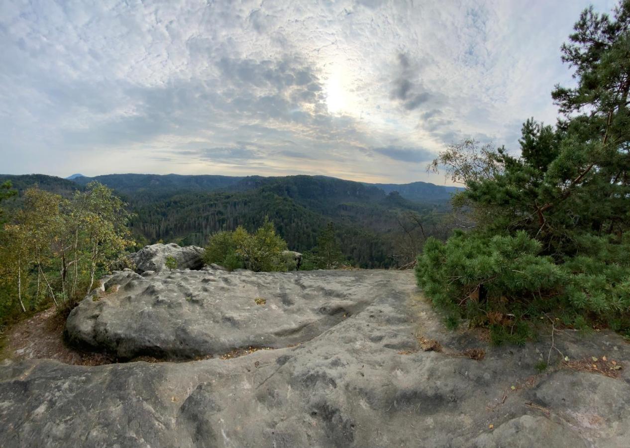 Ferienhaus "Am Bergblick" ゼーブニッツ エクステリア 写真