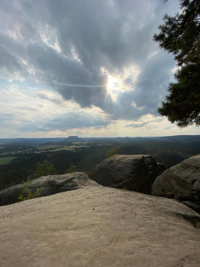 Ferienhaus "Am Bergblick" ゼーブニッツ エクステリア 写真