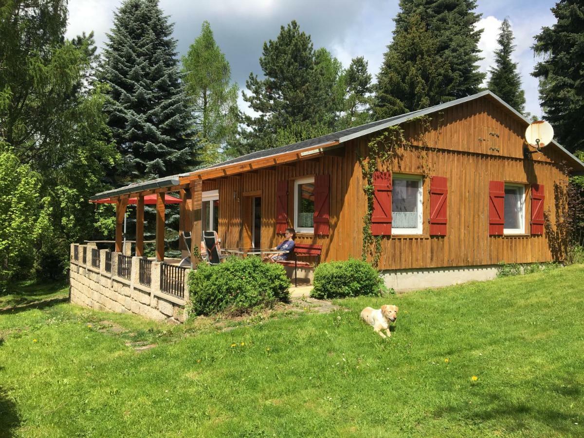 Ferienhaus "Am Bergblick" ゼーブニッツ エクステリア 写真